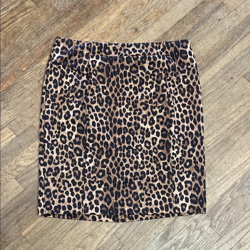 MICHAEL Michael Kors Leopard Print Mini Skirt